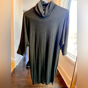 Cozy Green Bobeau Sweater Dress